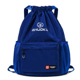 Cross-Border Trendy Leisure Sports Large Capacity Drawstring Backpack Travel Storage Bag Simple Drawstring Student Backpack