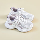 2025  ins Korean version of the new dad shoes girl  summer student sports and leisure street shooting mesh breathability increase ZL817