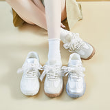2025  ins Korean version of German training women  summer mesh breathability increase new student running sports casual shoes L0802
