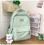 Schoolbag Female Junior High School Girl  New Large Capacity Primary School Student Middle School Student High School Student Backpack Student Backpack