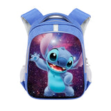 Cross-Border Stitch Cartoon Primary School Student Double-Layer Schoolbag Stitch Burden Reduction Large Capacity Spine-Protective Backpack