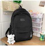 Schoolbag Female Junior High School Girl  New Large Capacity Primary School Student Middle School Student High School Student Backpack Student Backpack