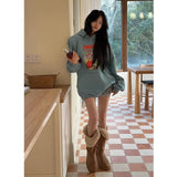 2025  Snow boots women's winter popular new velvet thickened warm cotton shoes women's thick-soled thin but knee boots