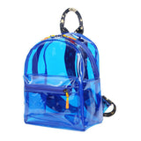 Factory New Transparent Bag Cross-Border Waterproof PVC Backpack Spring and Summer Travel Girls Mini Schoolbag