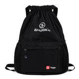 Cross-Border Trendy Leisure Sports Large Capacity Drawstring Backpack Travel Storage Bag Simple Drawstring Student Backpack