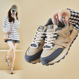 2025  ins Korean version of the new dad shoes girl  spring student sports running casual thick sole height increase street shot 2886