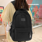 Schoolbag Female Junior High School Girl  New Large Capacity Primary School Student Middle School Student High School Student Backpack Student Backpack