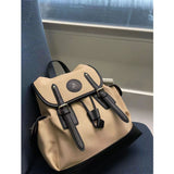 Autumn and Winter New Large Capacity Canvas Bag  Special-Interest Design Student Class Backpack Leisure Versatile Handbag