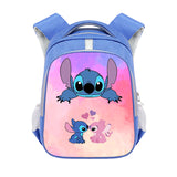 Cross-Border Stitch Cartoon Primary School Student Double-Layer Schoolbag Stitch Burden Reduction Large Capacity Spine-Protective Backpack