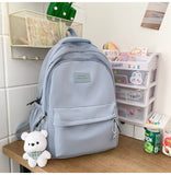 Schoolbag Female Junior High School Girl  New Large Capacity Primary School Student Middle School Student High School Student Backpack Student Backpack
