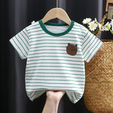 themeisles Children's Short-Sleeved T-shirt Cotton Girls' Summer Clothes Baby Children's Summer Clothing New Boys' Tops One Piece Dropshipping