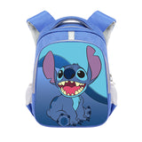 Cross-Border Stitch Cartoon Primary School Student Double-Layer Schoolbag Stitch Burden Reduction Large Capacity Spine-Protective Backpack