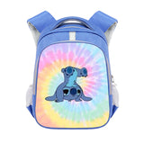 Cross-Border Stitch Cartoon Primary School Student Double-Layer Schoolbag Stitch Burden Reduction Large Capacity Spine-Protective Backpack