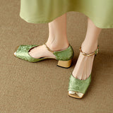 THEMEISLES 32-43 Big Small Shoes New Chinese Baotou Hollowed Sandals Female  Summer New Women's Shoes Foreign Trade Cross-Border