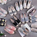 themeisles Low-Top Casual Pumps Old Beijing Cloth Shoes Female Mother Soft Bottom Shoes Canvas Students Wholesale White Shoes