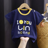 themeisles Children's Short-Sleeved T-shirt Cotton Girls' Summer Clothes Baby Children's Summer Clothing New Boys' Tops One Piece Dropshipping