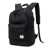 New Backpack Trendy Men Backpack Casual Canvas Minimalism Korean Backpack Large Capacity Middle School Student Schoolbag Wholesale