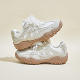 2025  ins Korean version of German training women  summer mesh breathability increase new student running sports casual shoes L0802