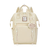 Cute Cheese Toffee Student Backpack Women's Commute Minimalist Schoolbag Small Portable Large Capacity Travel Backpack