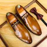 2025 Xiaohongshu hot new men's shoes men's business dress British men's shoes fringed young trendy men's shoes business leather shoes