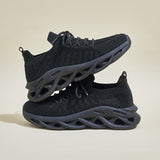 2025  ins Korean version of flying woven shoes  summer new breathable student sports shoes fitness running casual height increase H8100