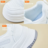 2025  spring white shoes new Korean version ins female students platform heightening sports board shoes casual shoes RM2028