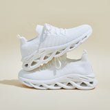 2025  ins Korean version of flying woven shoes  summer new breathable student sports shoes fitness running casual height increase H8100