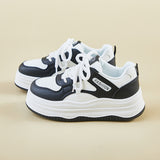 2025  spring white shoes new Korean version ins female students platform heightening sports board shoes casual shoes RM2028