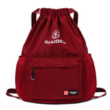 Cross-Border Trendy Leisure Sports Large Capacity Drawstring Backpack Travel Storage Bag Simple Drawstring Student Backpack