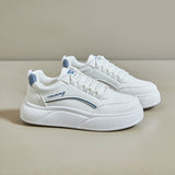 2025  spring little white shoes new Korean version ins female students platform heightening sports board shoes casual street shot SH506