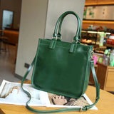 2025 The first layer of cowhide handbag, vegetable tanned leather messenger bag, retro genuine leather women's bag, New live broadcast tote bag 6661-1 large