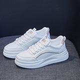 2025  spring new ins Korean version of thick-soled high-top little white shoes for women's tide students running casual board shoes for women SH888