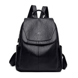Fashion Backpack Female  New Versatile Large Capacity Soft Leather Backpack Bag Student Schoolbag Outdoor Travel Ladies Bag