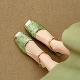 THEMEISLES 32-43 Big Small Shoes New Chinese Baotou Hollowed Sandals Female  Summer New Women's Shoes Foreign Trade Cross-Border