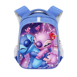 Cross-Border Stitch Cartoon Primary School Student Double-Layer Schoolbag Stitch Burden Reduction Large Capacity Spine-Protective Backpack