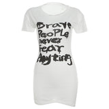 2025 style popular summer new women's fashion letter printing round neck short sleeve high waist hip wrap dress