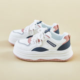 2025  spring white shoes new Korean version ins female students platform heightening sports board shoes casual shoes RM2028