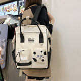 BACK TO COLLEGE  Fashion Girls Cute Backpack Sweet Kawaii Teenager Schoolbag Rucksack High School Mochila Bookbag Nylon Shoulder Bag