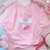 themeisles Strawberry Milk Top SE21589