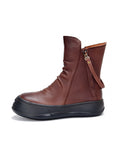 themeisles Original Irregular Casual Zipper Booties