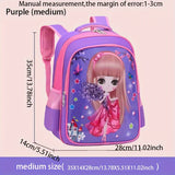 1pc Adorable Cute Cartoon Backpack - Lightweight & Durable Schoolbag for Boys and Girls - Fun Design with Comfortable Straps and Spacious Compartments - Perfect for Daily Use and Ideal Gift
