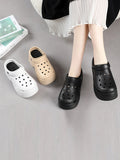 themeisles Hollow Slippers Platform Shoes Sandals Crocs
