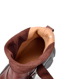 themeisles Round-Toe Hook&Loop Platform Boots