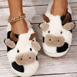 themeisles - White Casual Living Patchwork Round Comfortable Shoes