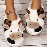 themeisles - White Casual Living Patchwork Round Comfortable Shoes