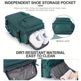 Large Travel Backpack for Women Men Carry On Backpack Hiking Backpack Waterproof Outdoor Sports Rucksack Casual Backpack for 15.6"Laptop Travel Essentials