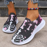 themeisles - Purple Casual Patchwork Printing Round Comfortable Out Door Shoes