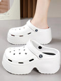 themeisles Hollow Slippers Platform Shoes Sandals Crocs