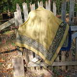 Elegant Boho-Chic Tassel Shawl - Thick, Soft & Windproof With Geometric Print | Perfect For Fall/Winter Outdoor Leisure