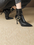 themeisles Split-Joint Pointed-Toe Pumps Boots